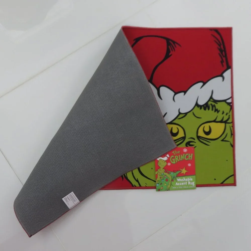 The Grinch (Merry Grinch Mas!) Washable Accent Rug 20